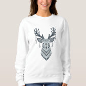 Scandinavian Deer Kerstmis Trui (Voorkant)