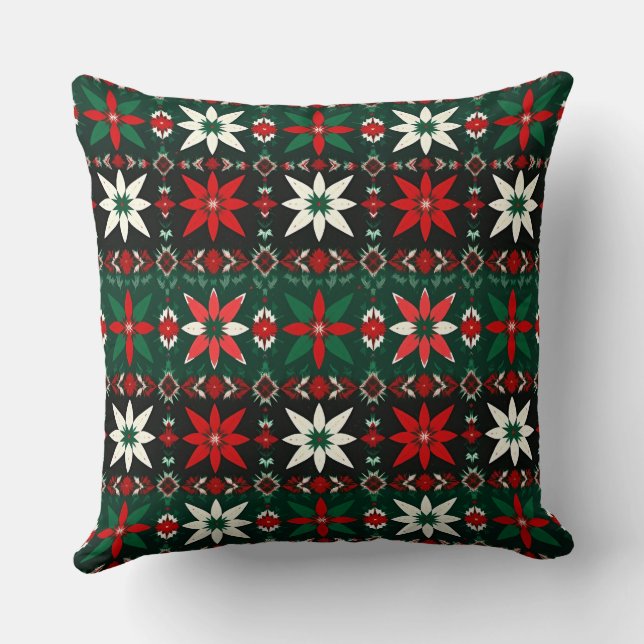 Scandinavian Fair Isle Christmas Edition 3 Kussen (Achterkant)