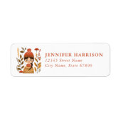 Scandinavian Fall Return Address Labels (Voorkant)