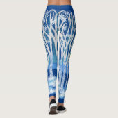 Scandinavian Fjord Winter Forest Dala Horse Leggings (Achterkant)