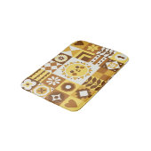 Scandinavian Floral: Abstracte  Kaart. Badmat (Gekanteld)