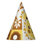 Scandinavian Floral: Abstracte  Kaart. Feesthoedjes (Links)