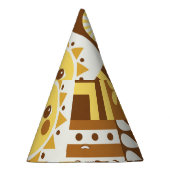 Scandinavian Floral: Abstracte  Kaart. Feesthoedjes (Rechts)