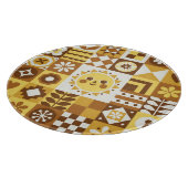 Scandinavian Floral: Abstracte  Kaart. Snijplank (Hoek)