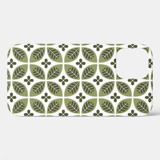 Scandinavian Floral: Naadloos  ontwerp. Case-Mate iPhone Case (Achterkant (horizontaal))