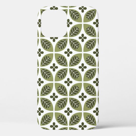Scandinavian Floral: Naadloos  ontwerp. Case-Mate iPhone Case (Achterkant)