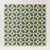 Scandinavian Floral: Naadloos ontwerp. Legpuzzel (Horizontaal)