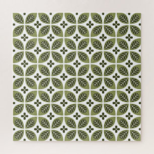 Scandinavian Floral: Naadloos ontwerp. Legpuzzel