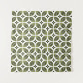 Scandinavian Floral: Naadloos  ontwerp. Wandkleed (Voorkant (horizontaal))