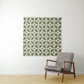Scandinavian Floral: Naadloos  ontwerp. Wandkleed (In situ)