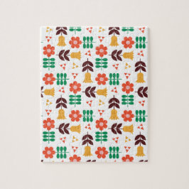 Scandinavian Floral Pattern Legpuzzel