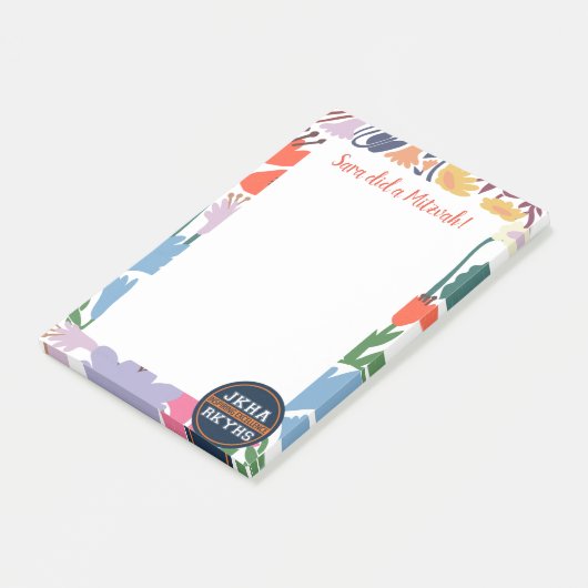 Scandinavian Floral Post-it® Notes (Schuin)