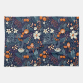 Scandinavian Floral Print Theedoek (Horizontaal)