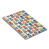 Scandinavian Floral Spiral Notitieboek Journal (Rechterzijde)