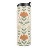 Scandinavian Floral Thermal Tumbler Thermosbeker (Gedraaid links)