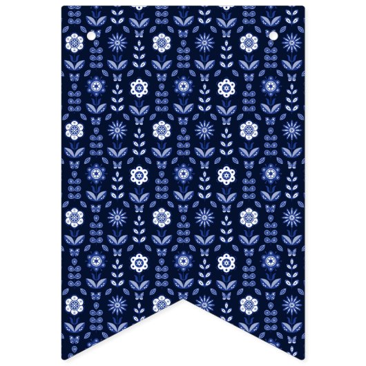 Scandinavian Flowers Butterflies Vlaggetjes (Tweede vlag)