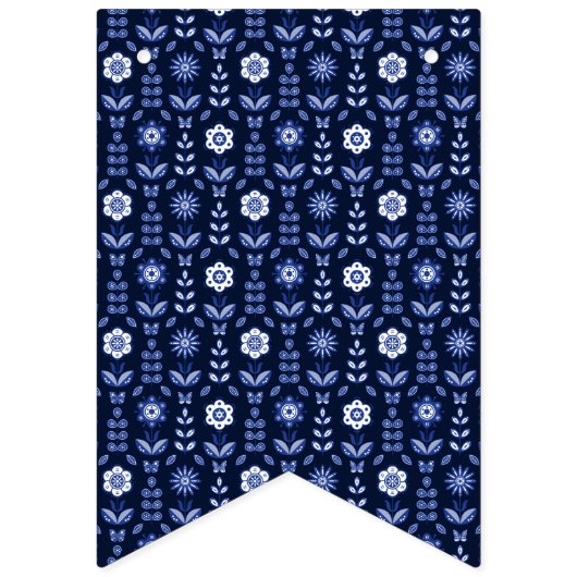 Scandinavian Flowers Butterflies Vlaggetjes (Eerste vlag)