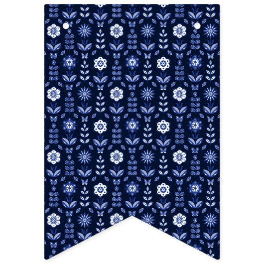 Scandinavian Flowers Butterflies Vlaggetjes (Derde vlag)