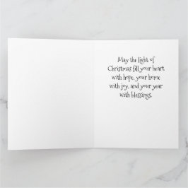 Scandinavian Folk Art Christmas Tree Wenskaart Kaart