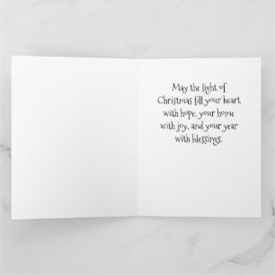 Scandinavian Folk Art Christmas Tree Wenskaart Kaart