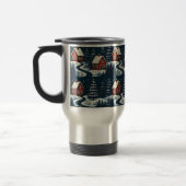 Scandinavian Folk Art Cozy Winter Cabin Mug Reisbeker (Links)