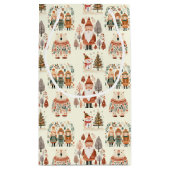 Scandinavian Folk Art Festive Holiday Klein Cadeauzakje (Achterkant)