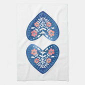 Scandinavian Folk Art Kitchen Towel Theedoek (Verticaal)