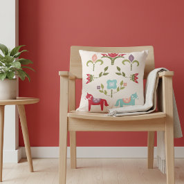 Scandinavian Folk Art Kussen