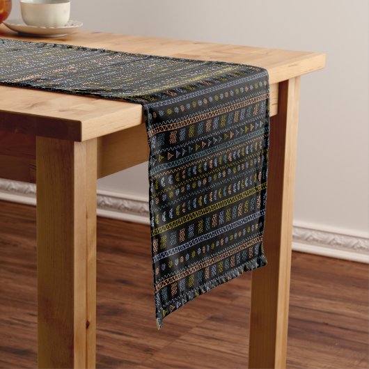 Scandinavian Folk Art Pattern Table Runner Korte Tafelloper (Voorbeeld)