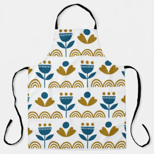 Scandinavian folk art seamless vinton pattern wit schort