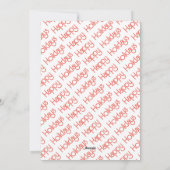 Scandinavian folk art six photo collage Christmas Feestdagenkaart (Achterkant)