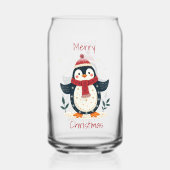 Scandinavian Folk Art Style Blikvorm Glas (Achterkant)