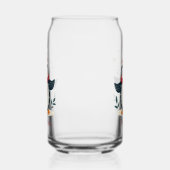 Scandinavian Folk Art Style Blikvorm Glas (Links)