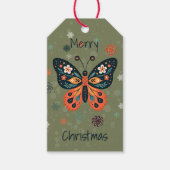 Scandinavian Folk Art Style Cadeaulabel (Voorkant)