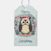 Scandinavian Folk Art Style Cadeaulabel (Voorkant)