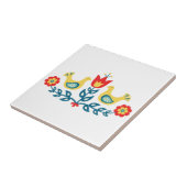Scandinavian Folk Art Tegeltje (Zijkant)