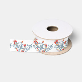 Scandinavian Folk Art Velkommen Satijnen Lint