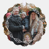 Scandinavian Folk Dala Horse Christmas Ornament Kaart (Voorkant)