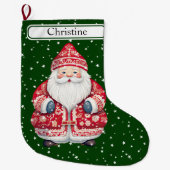 Scandinavian Folk Santa Claus - Naam Grote Kerstsok (Voorkant)