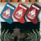 Scandinavian Folk Santa Claus - Naam Grote Kerstsok