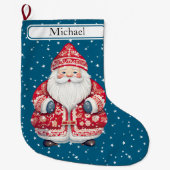 Scandinavian Folk Santa Claus - Naam Grote Kerstsok (Voorkant)