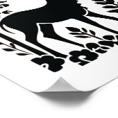 Scandinavian Folk Woodland Art Poster (Hoek)