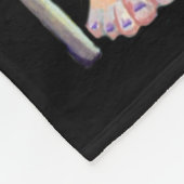 Scandinavian Funny look Love Fleece Deken (Hoek)