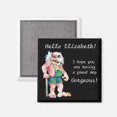 Scandinavian Funny look Love Troll Magneet (Voorkant / Achterkant)