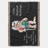 Scandinavian Funny look Ogre Troll Deken (Voorkant Verticaal)