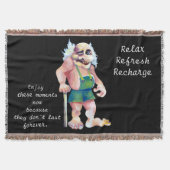 Scandinavian Funny look Ogre Troll Deken (Voorkant)