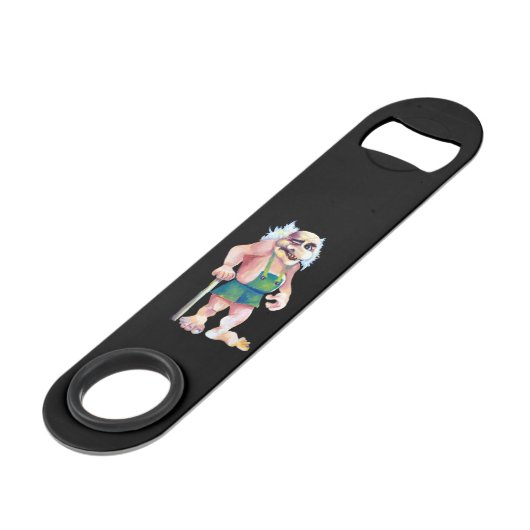 Scandinavian Funny look Ogre Troll Speed Flessenopener (Achterkant Gekanteld)