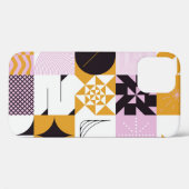 Scandinavian Geometric: Hand-getrokken kunstwerk. Case-Mate iPhone Case (Achterkant (horizontaal))
