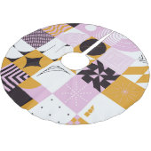 Scandinavian Geometric: Hand-getrokken kunstwerk. Kerstboom Rok (Gekanteld)