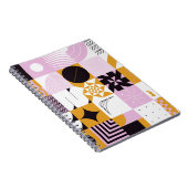 Scandinavian Geometric: Hand-getrokken kunstwerk. Notitieboek (Rechterzijde)